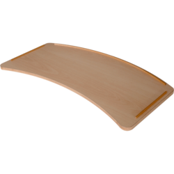 formgefräßte Eßtablettplatte aus Buchesperrholz
