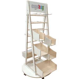 Leiterdisplay „ergobag“, rollbar