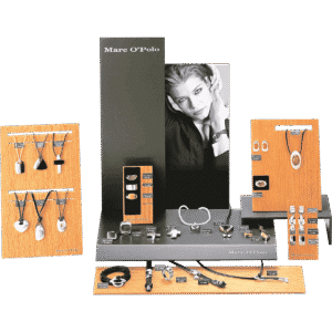 Thekendisplay für Schmuck Marc O’Polo