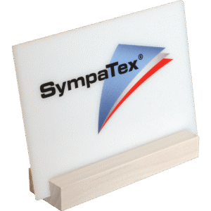 Logo-Aufsteller ‚SympaTex‘