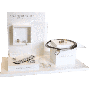 Thekendisplay für Schmuck