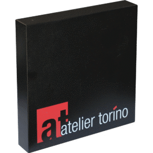 Logoaufsteller ‚Atelier Torino‘