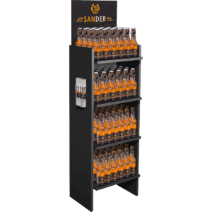Bodendisplay für Bier