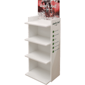 Bodendisplay für Fahrradreiniger-Produkte