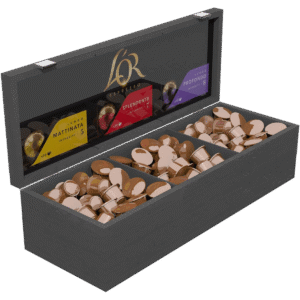 Box für Kaffee-Kapseln