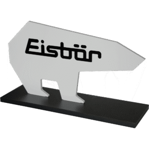 Tischaufsteller ‚Eisbär‘