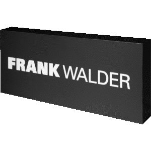 Logoaufsteller FRANK WALDER