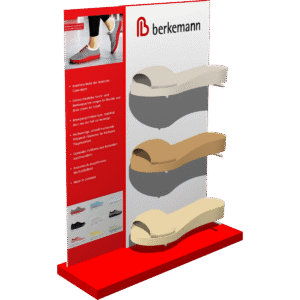 Thekendisplay für Schuhe