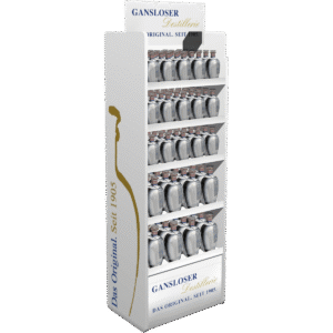 Spirituosen-Display Gansloser